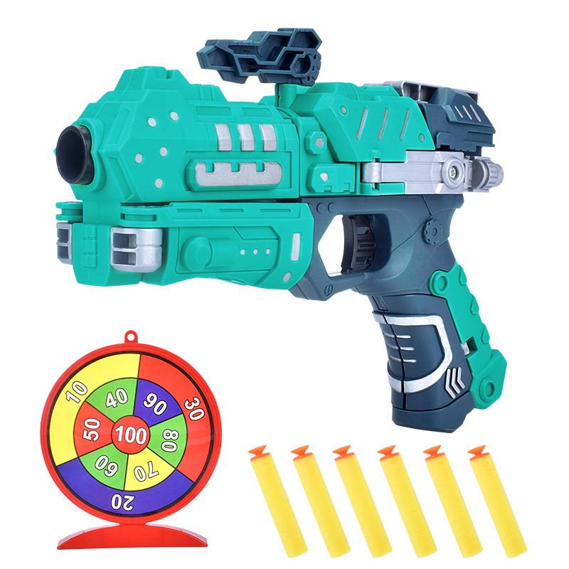 [Blue] Transformer + 6 soft bullet + 1 target